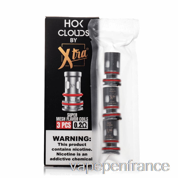 Xtra Hok Clouds Bobines De Remplacement Bobines 0,2 Ohm Stylo Vape